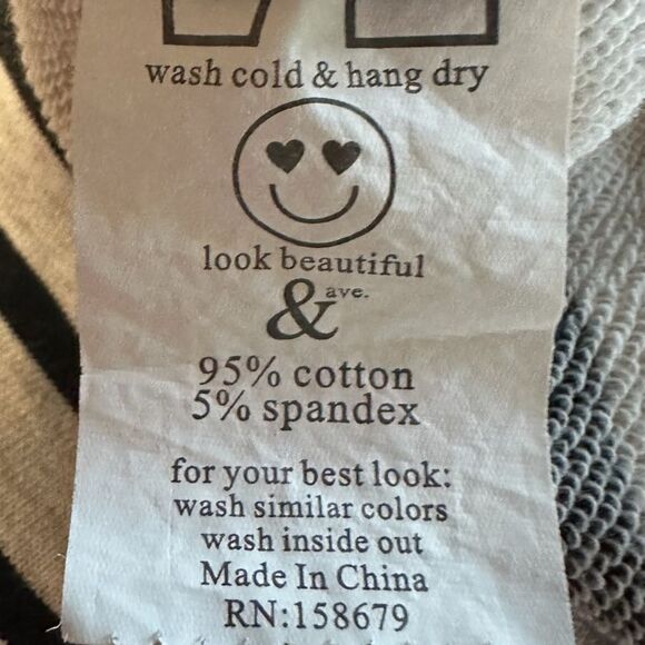 Ampersand Womens Accent Pullover Crew Neck Sweatshirt - Midnight Floral. Size S - Picture 7 of 8